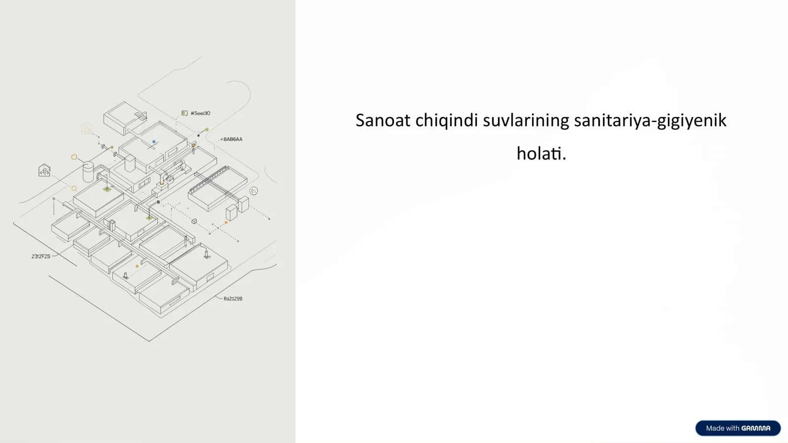 Sanoat chiqindi suvlarining sanitariya-gigiyenik holati 1