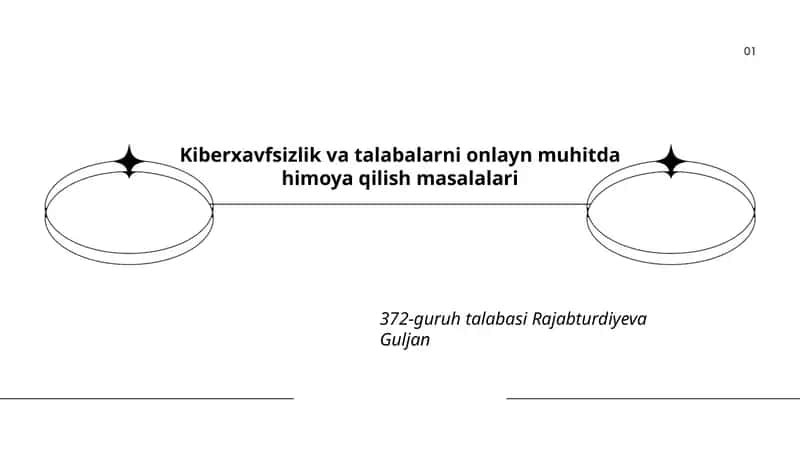 Kiberxavfsizlik va talabalarni onlayn muhitda himoya qilish masalalari 1