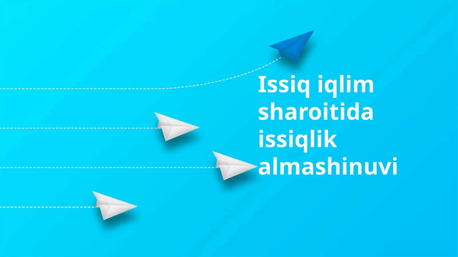 Issiq iqlim sharoitida issiqlik almashinuvi 1