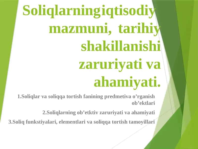 Soliqlar 1