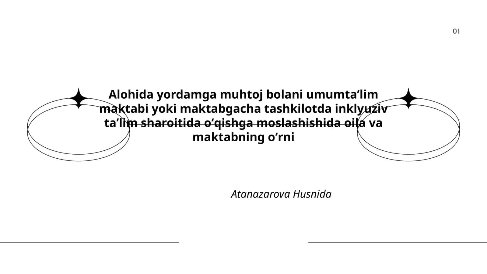 Alohida yordamga muhtoj 1