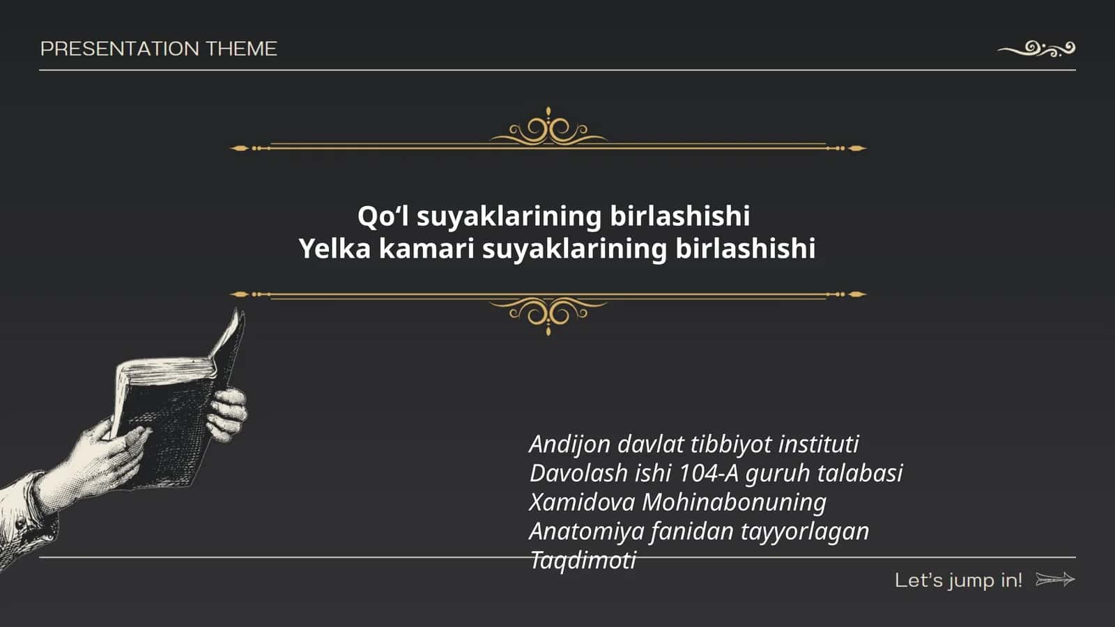 Qo‘l suyaklarining birlashishi 1
