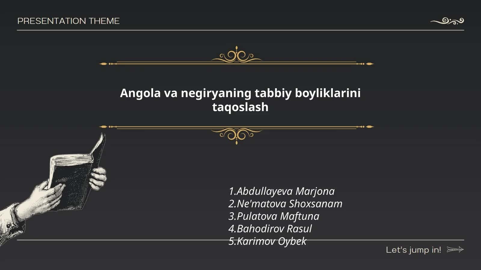 Angola va negiryaning tabbiy boyliklarini taqoslash 1