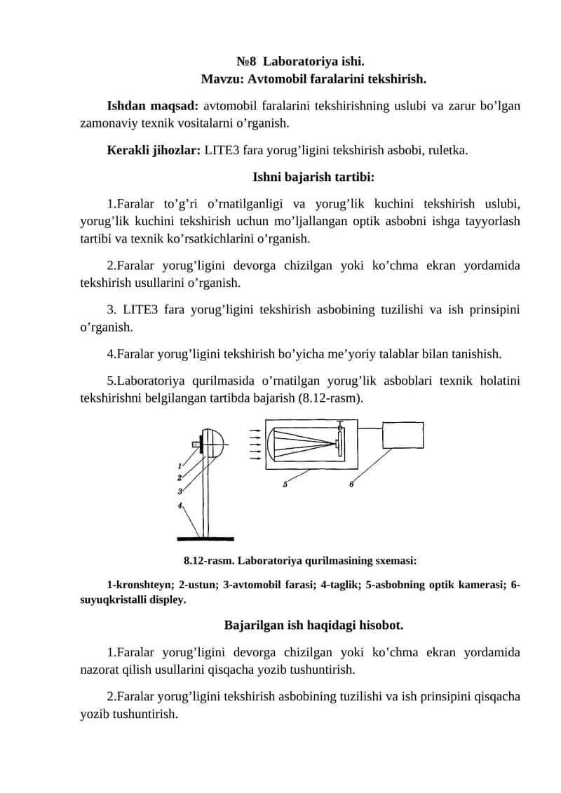 №8 Laboratoriya ishi 1