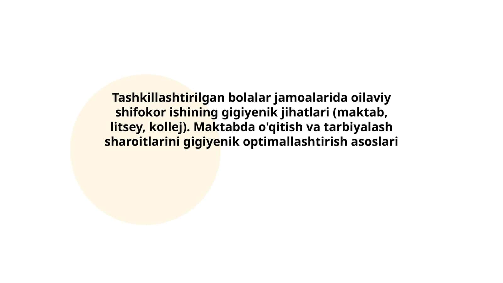 Gigiyenik jihatlari 1