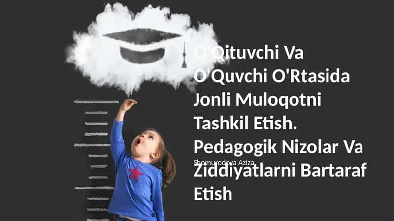 O'Qituvchi Va O'Quvchi O'Rtasida Jonli Muloqotni Tashkil Etish 1