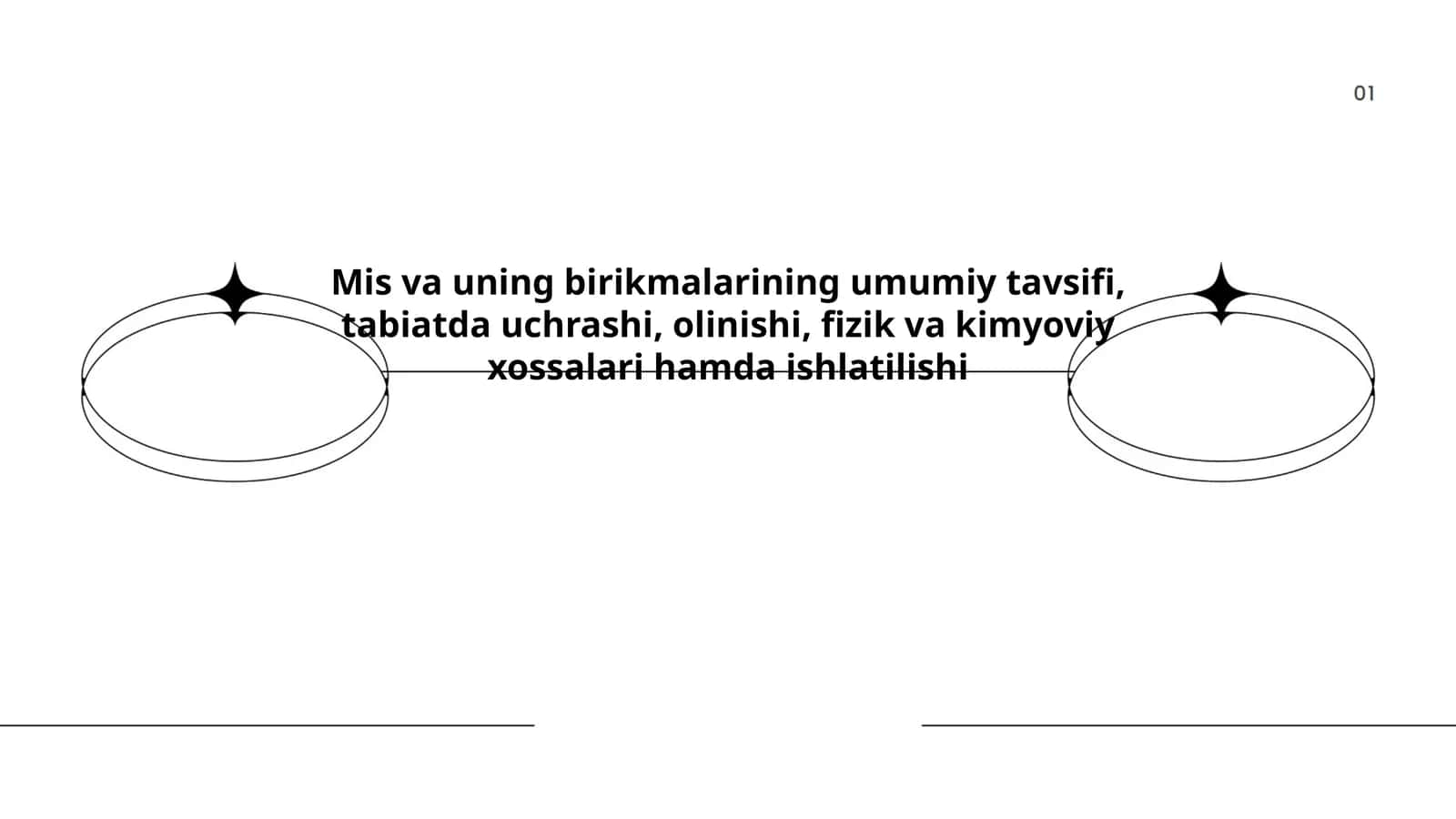 Mis va uning birikmalarining umumiy tavsifi 1