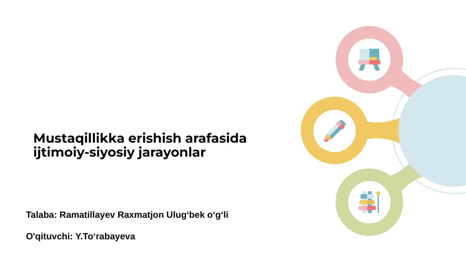 Mustaqillikka erishish arafasida ijtimoiy-siyosiy jarayonlar 1