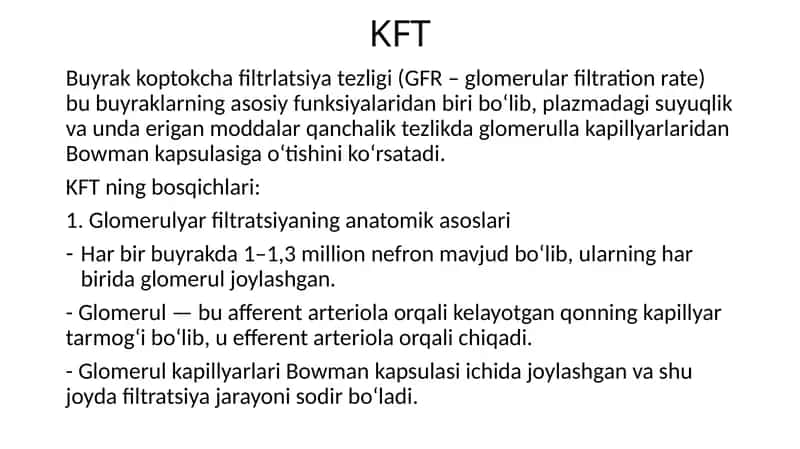 Koptokcha filtratsiya tezligi 1