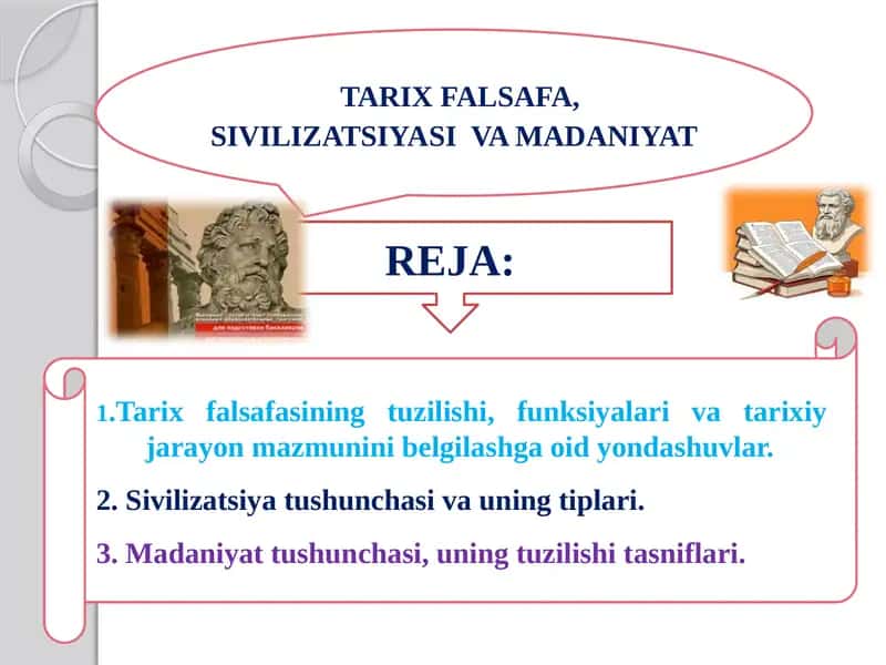Тарих фалсафаси 1