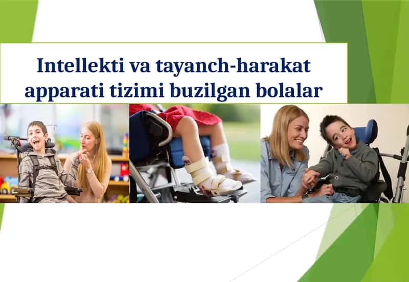 Intellekti va tayanch-harakat apparati tizimi buzilgan bolalar 1