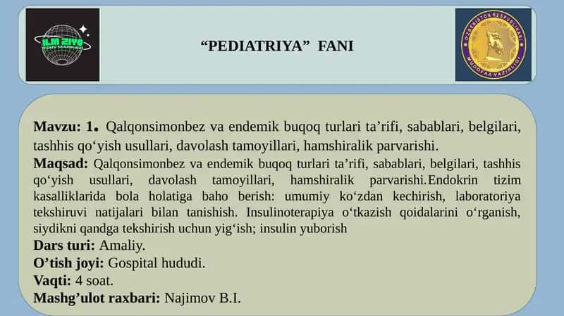 PEDIATRIYA FANI 1