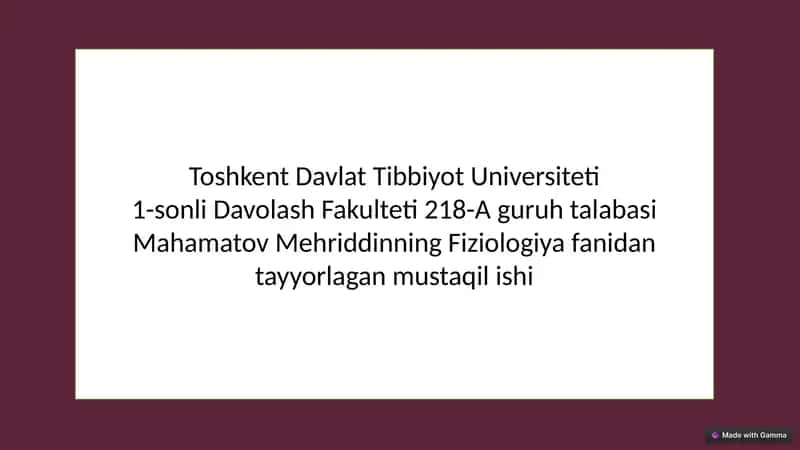 Silliq va Ko'ngdalang Targ'il Mushaklarning Fiziologik Farqlari 1