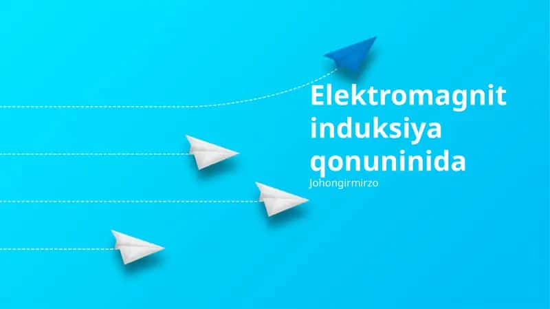 Elektromagnit induksiya qonuninida 1