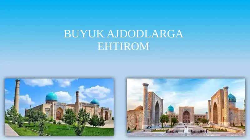 BUYUK AJDODLARGA EHTIROM 1