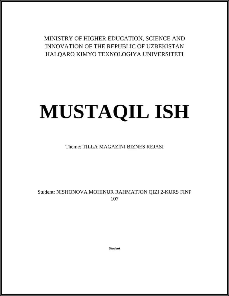 TILLA MAGAZINI BIZNES REJASI 1