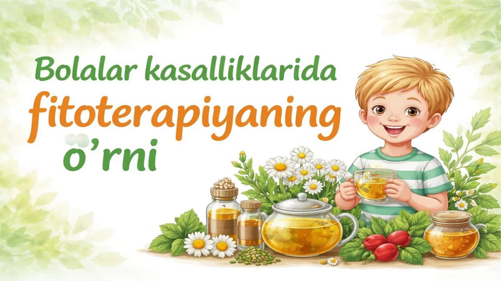 Bolalar kasalliklarida fitoterapiyaning oʻrni 1