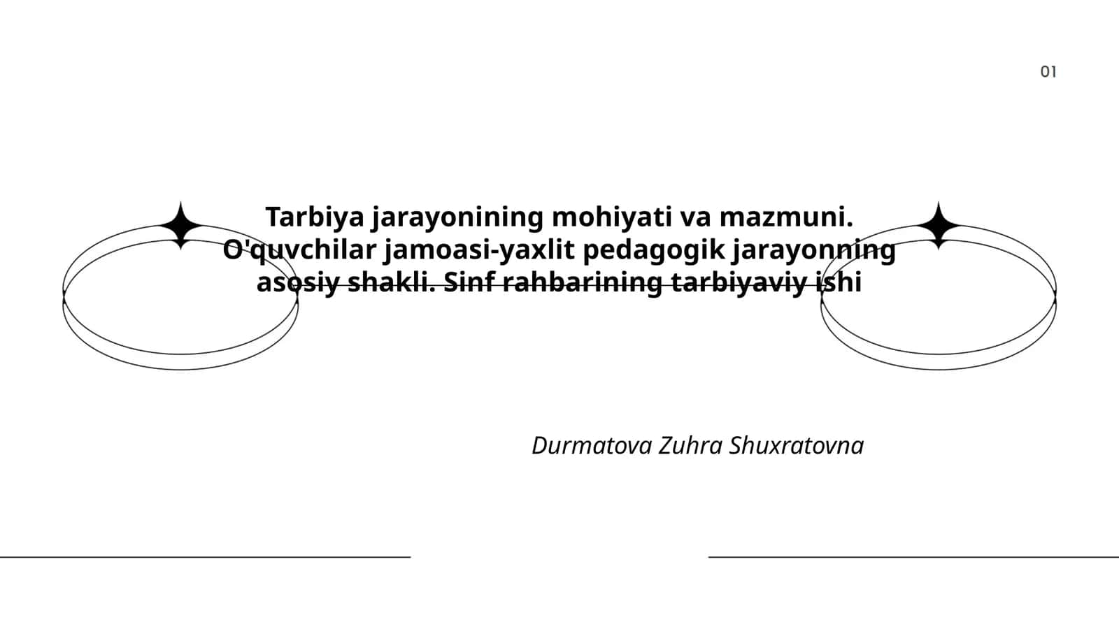 Tarbiya jarayonining mohiyati va mazmuni 1