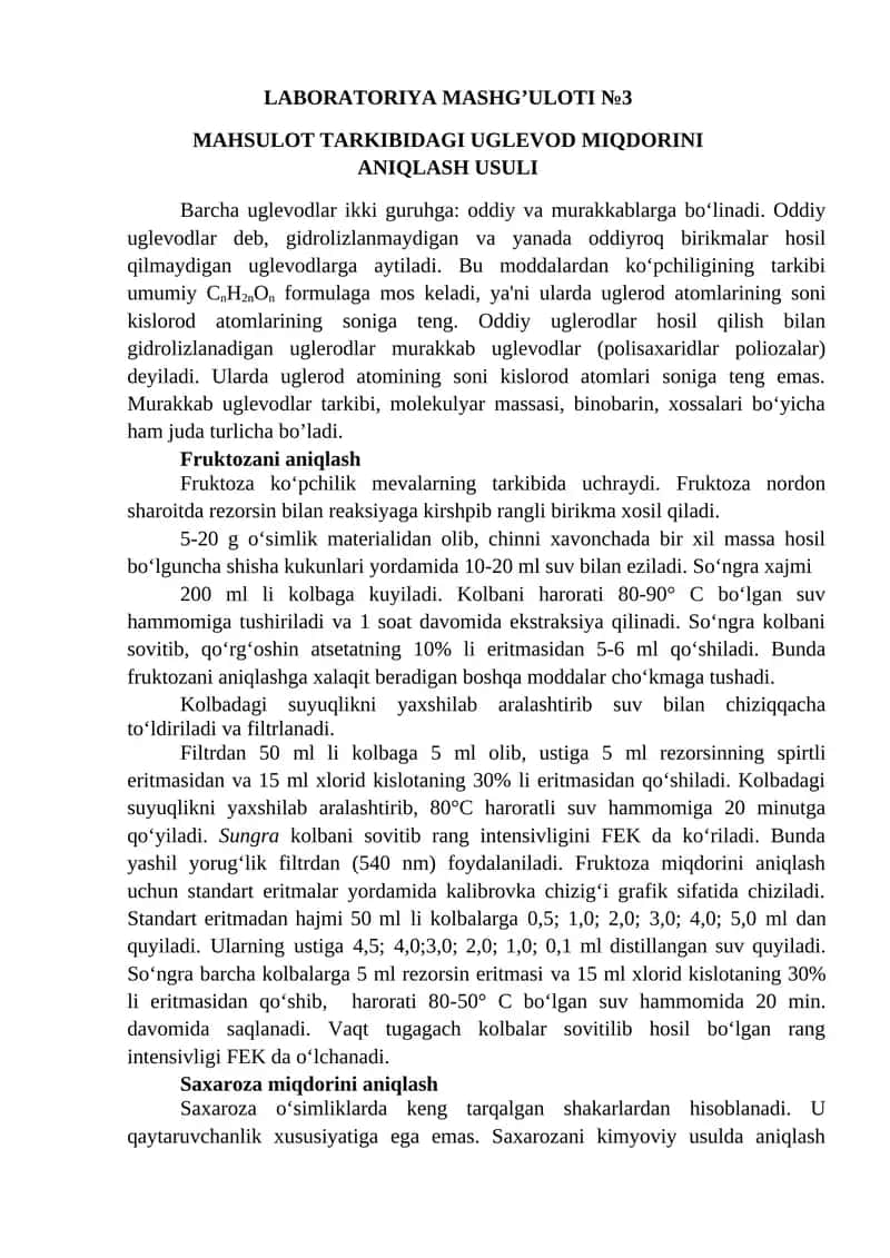 LABORATORIYA MASHG’ULOTI №3 1