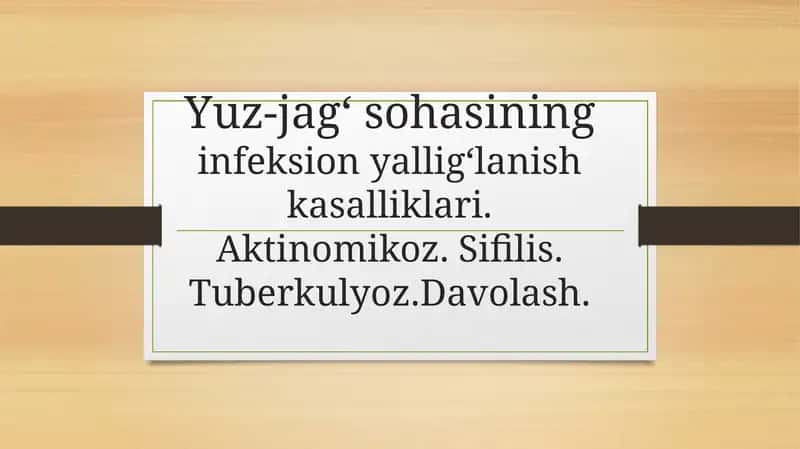 Aktinomikoz 1