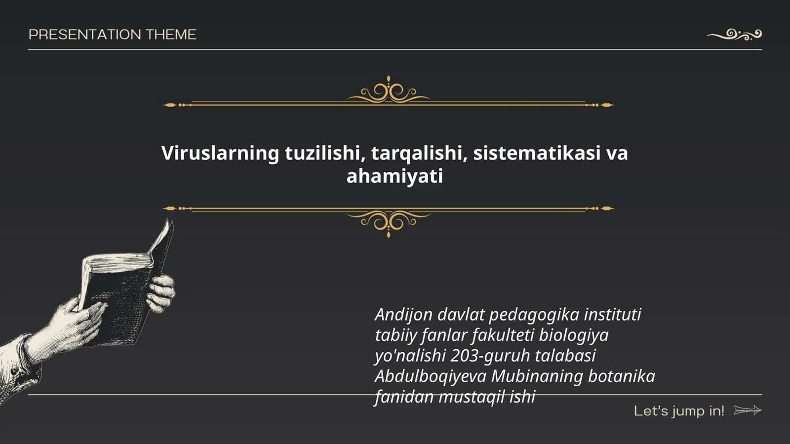 Viruslarning tuzilishi, tarqalishi, sistematikasi va ahamiyati 1