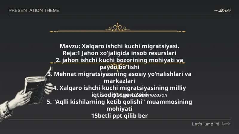Xalqaro ishchi kuchi migratsiyasi 1