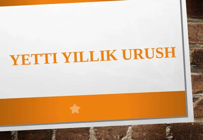 Yettiyillik urush 1