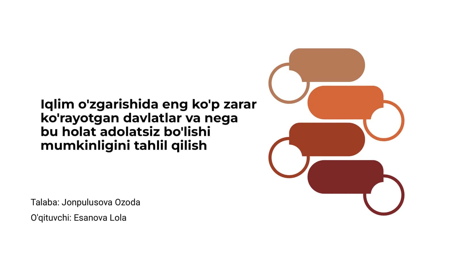 Iqlim o'zgarishining global ta'siri 1