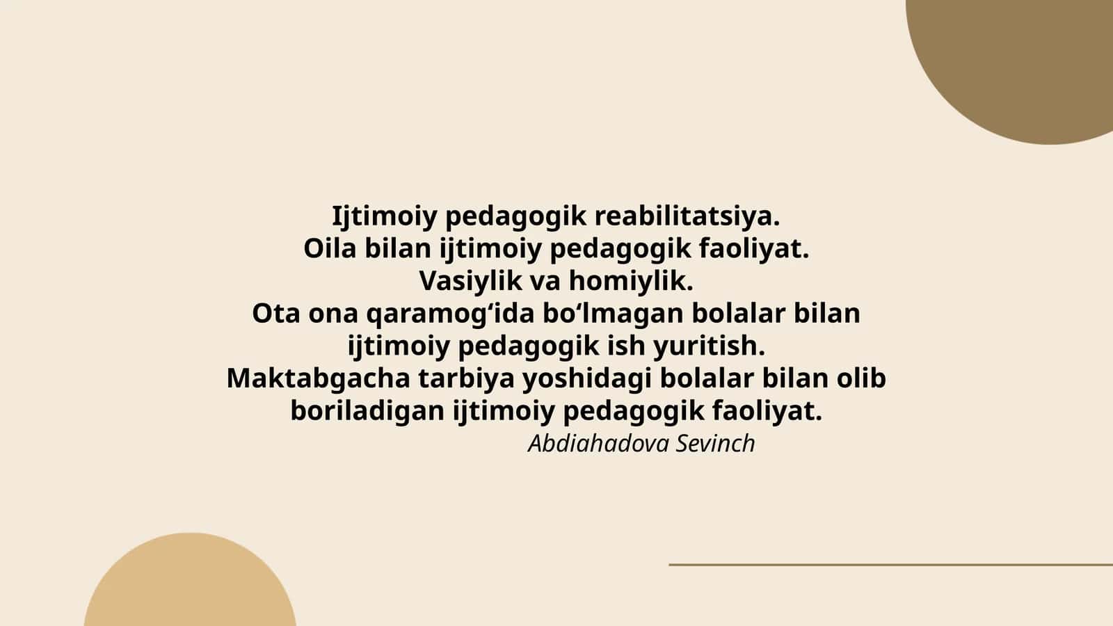 Ijtimoiy pedagogik reabilitatsiya 1
