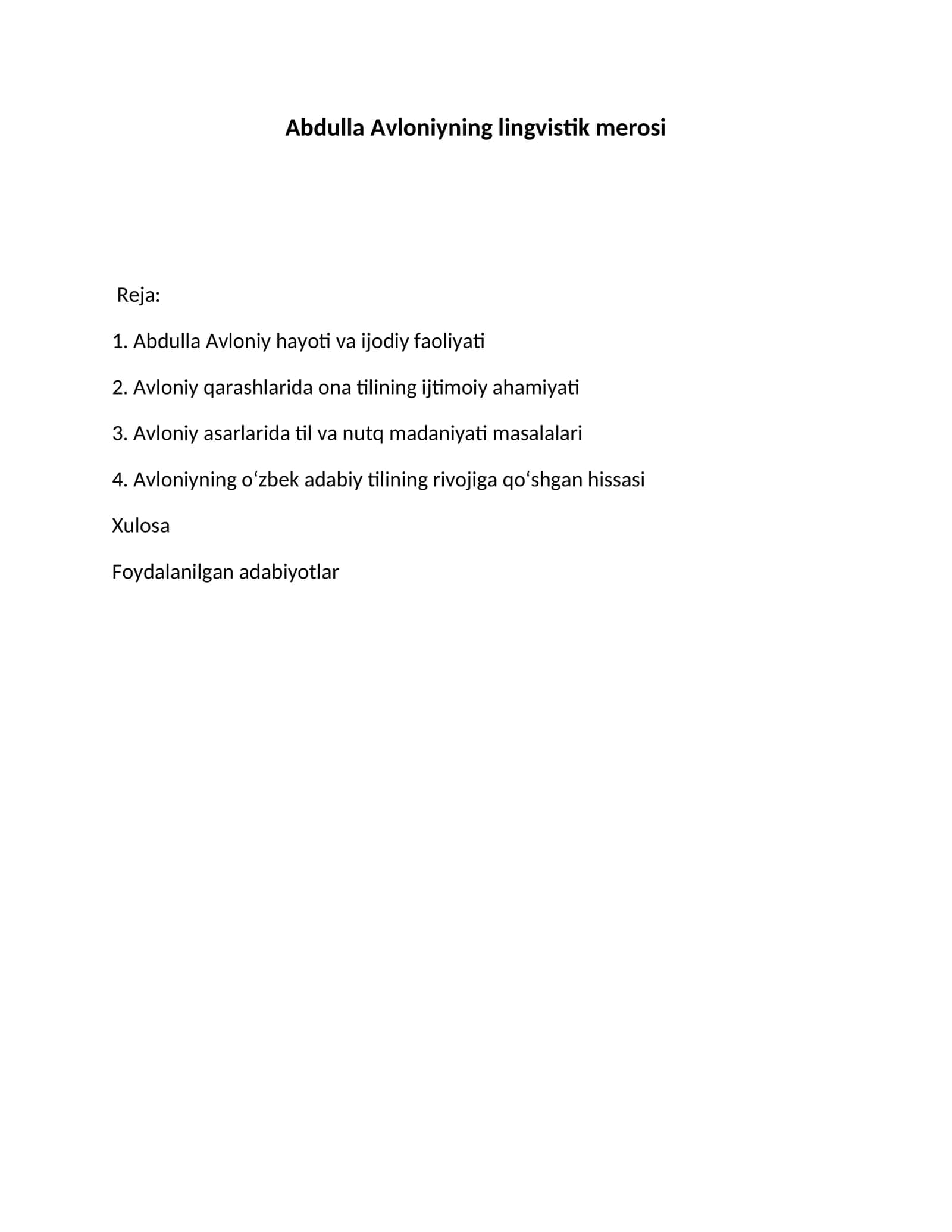 Abdulla Avloniyning lingvistik merosi 1