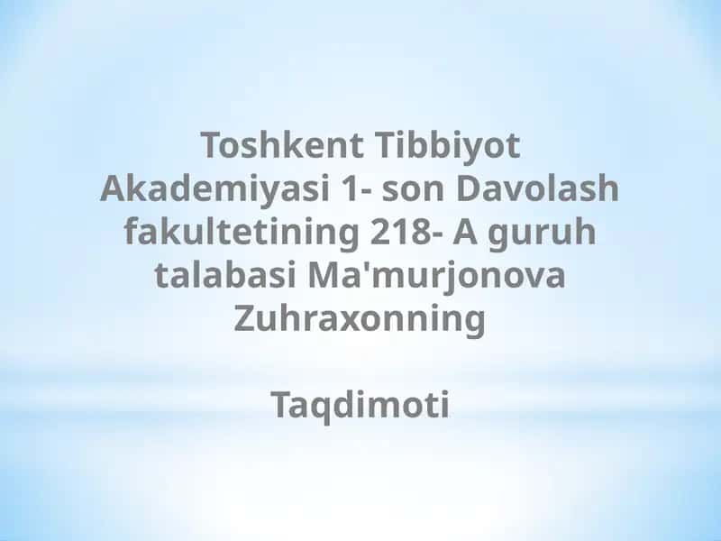 Zamburugʻlar va soddajonivorlar 1