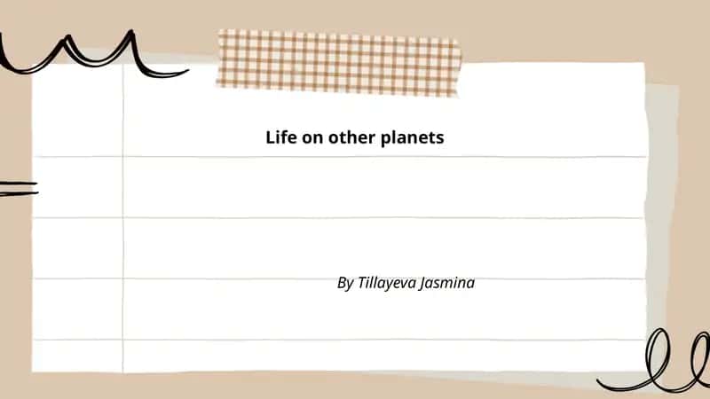 Life on other planets 1