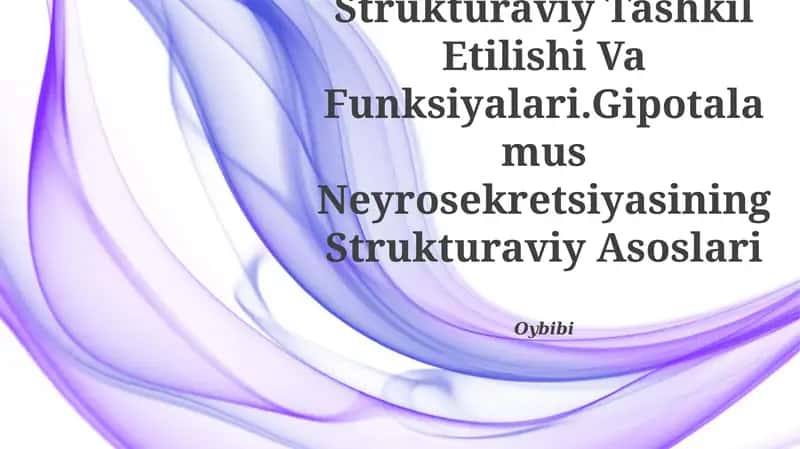 Epifizning Ultra Strukturaviy Tashkil Etilishi Va Funksiyalari 1