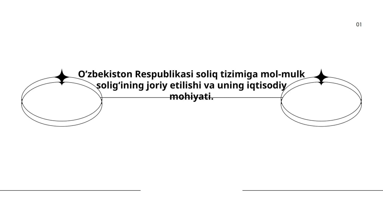 O’zbekiston Respublikasi soliq tizimiga mol-mulk solig‘ining joriy etilishi va uning iqtisodiy mohiyati 1