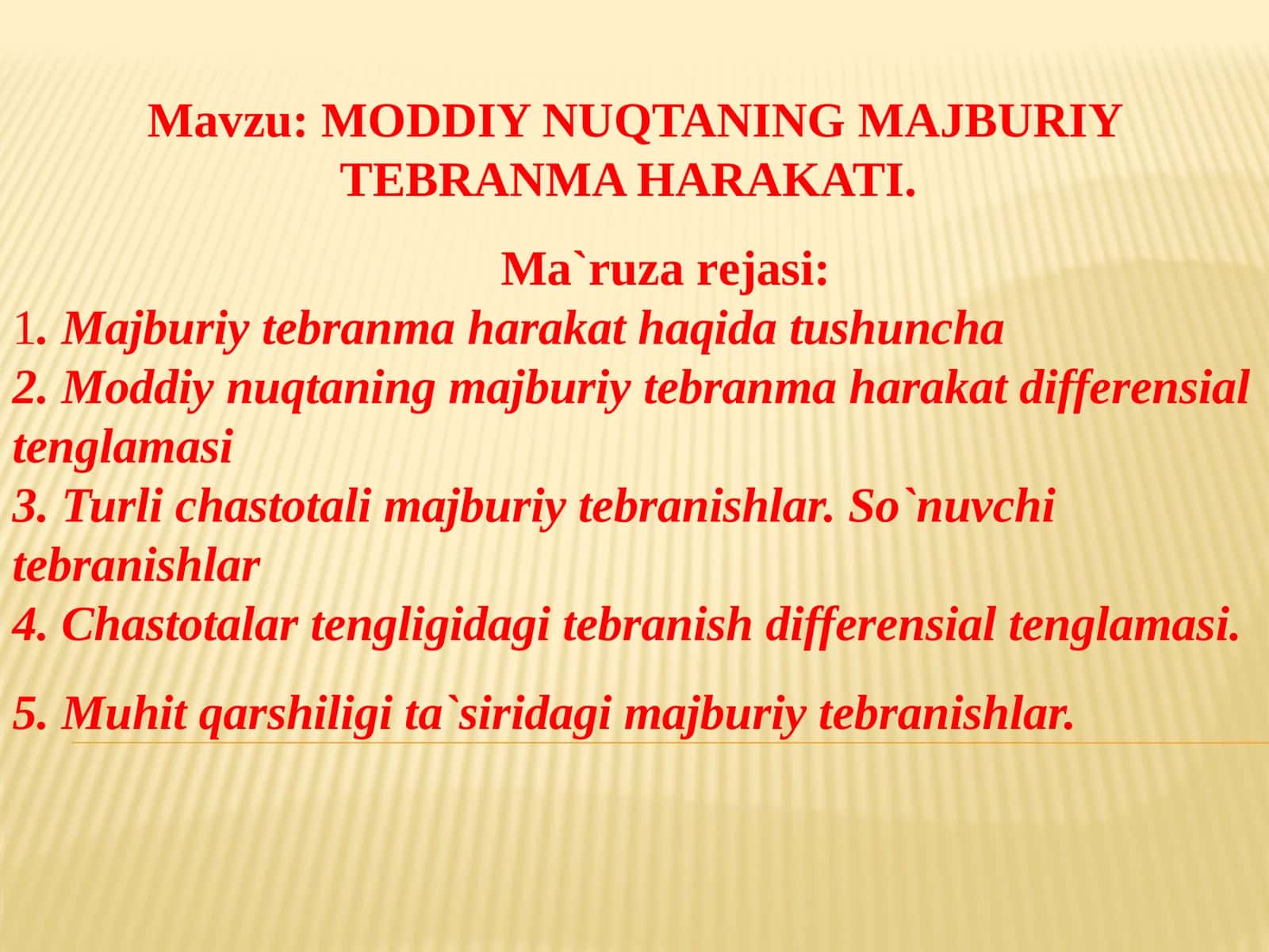 MODDIY NUQTANING MAJBURIY TEBRANMA HARAKATI 1