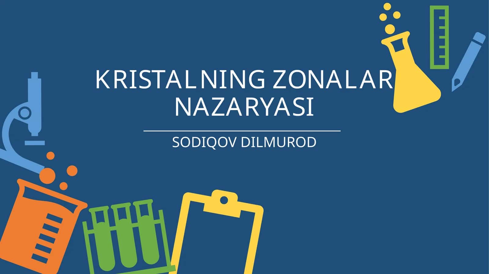 KRISTALNING ZONALAR NAZARYASI 1