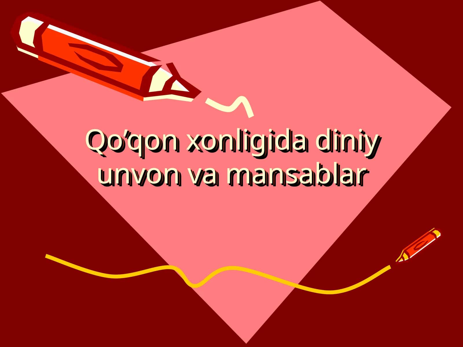 Qo’qon xonligida diniy unvon va mansablar 1