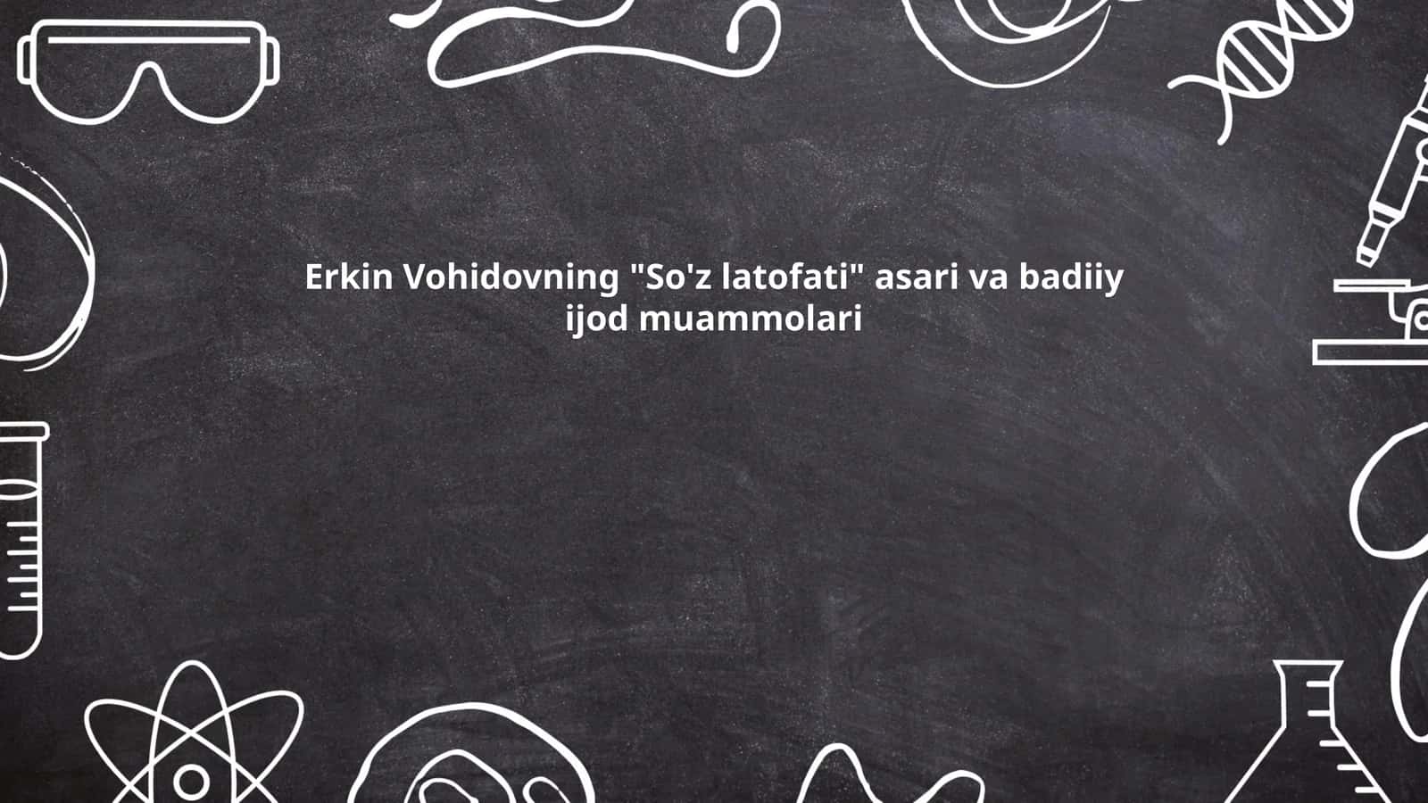 So'z latofati va ijodiy uslub 1