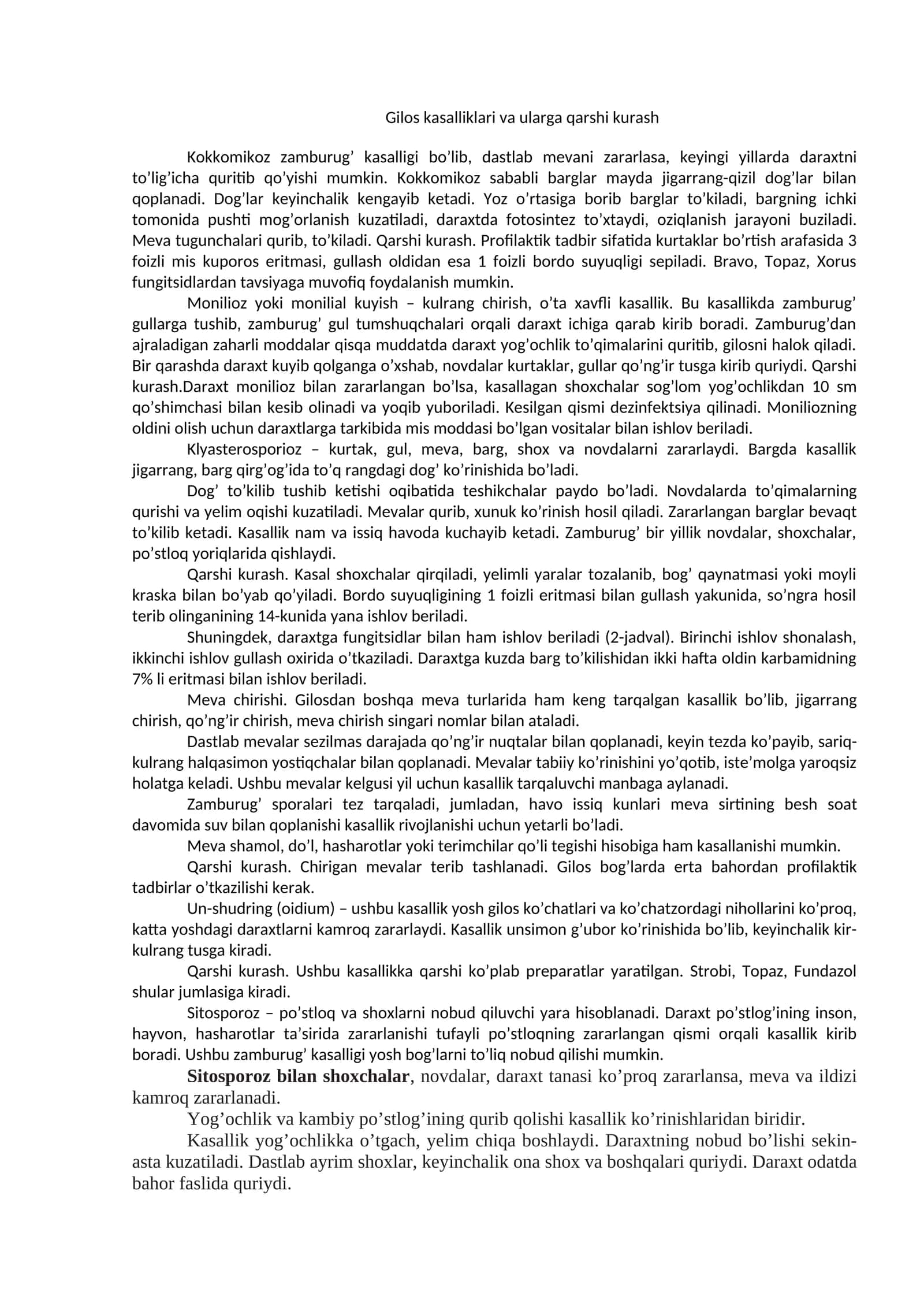 Monilioz yoki monilial kuyish 1