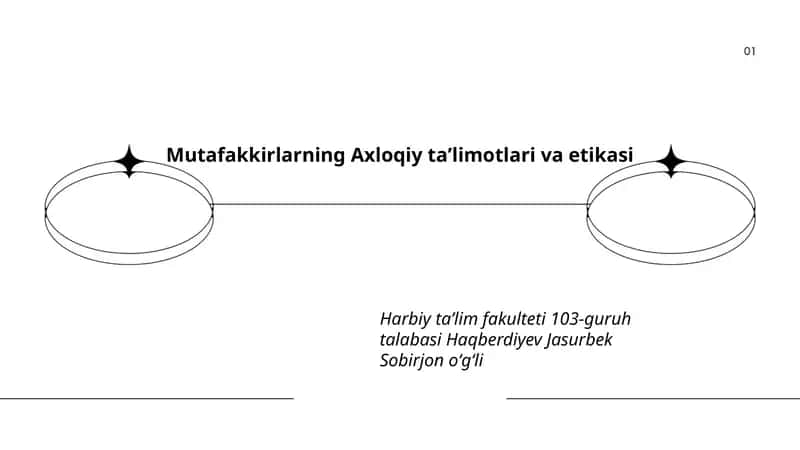 Mutafakkirlarning Axloqiy taʼlimotlari va etikasi 1