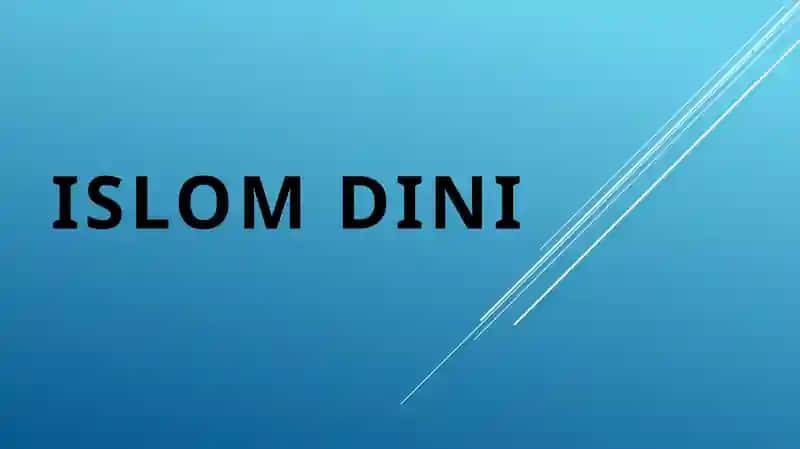 Islomdininiyo’nalishlari