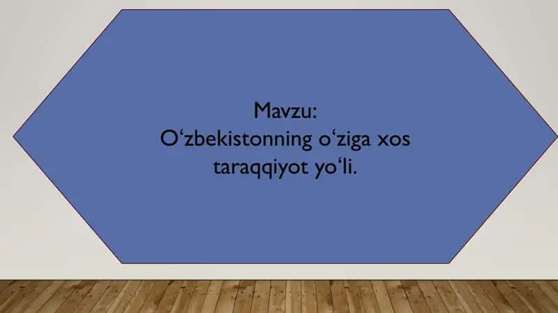 O‘zbek modeli 1