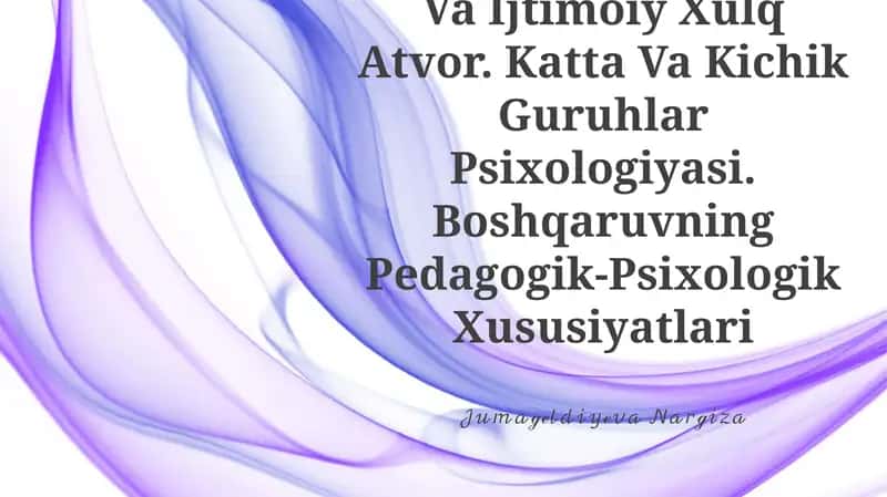 Oila Psixologiyasi 1