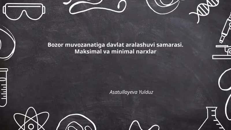 Maksimal va minimal narxlar 1