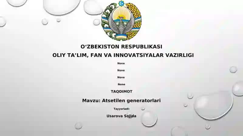 Atsetilen generatorlari