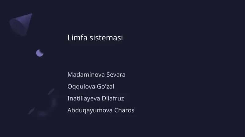 Limfa sistemasi 1
