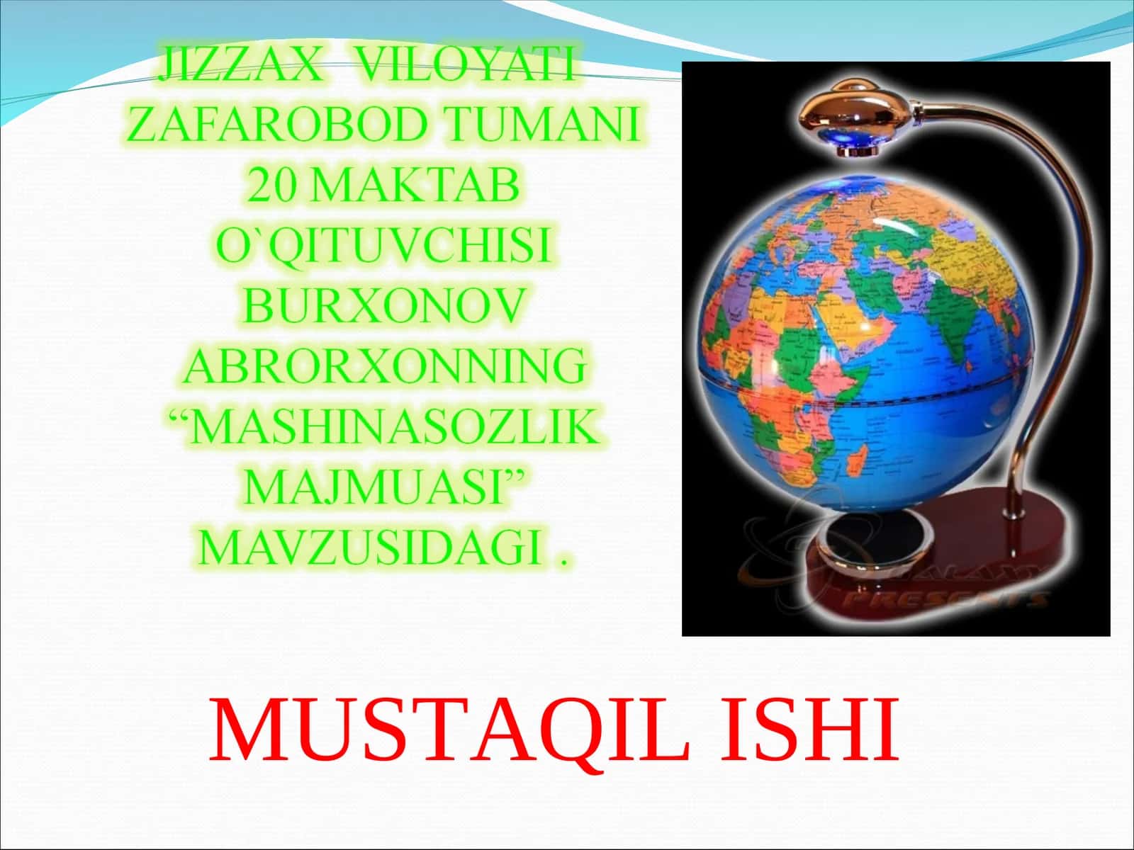 Mashinasozlik majmuasi 1