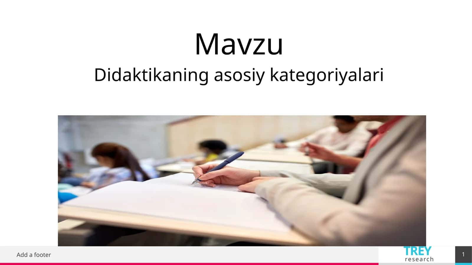 Didaktikaning asosiy kategoriyalari 1