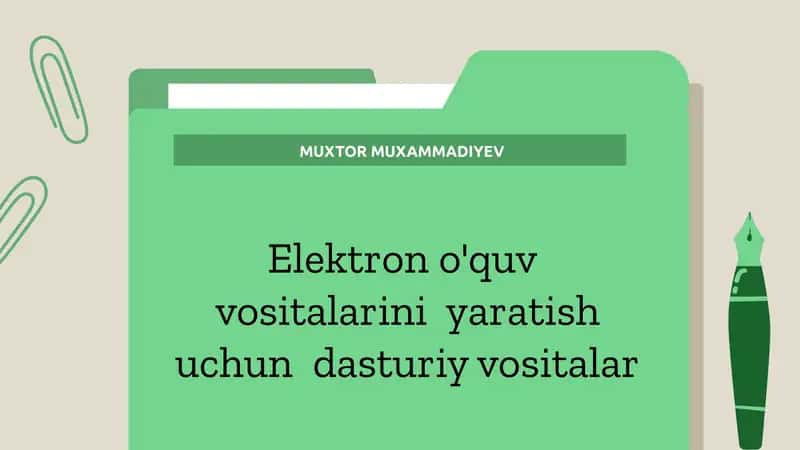 Dasturiy Vositalar Yaratish Jarayoni 1