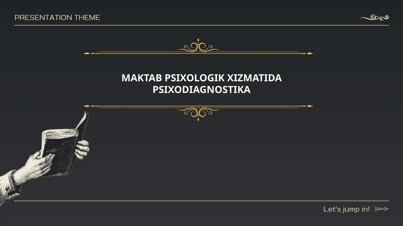 MAKTAB PSIXOLOGIK XIZMATIDA PSIXODIAGNOSTIKA 1